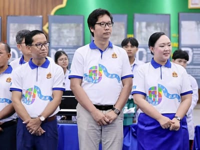 柬埔寨教育部举办儿童画展庆祝教师节