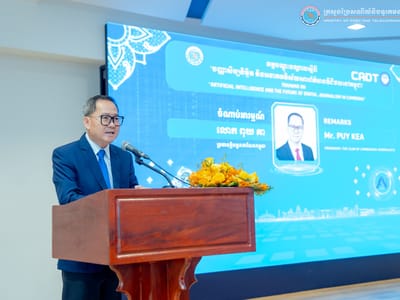 柬埔寨记者俱乐部会员接受培训 提升数字化技能与人工智能应用能力
