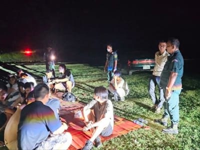 马德望省警方深夜发现28名外国人，疑为电诈窝点溃逃人员 - 图片3