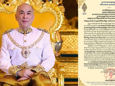 柬埔寨国会主席昆索达莉致贺信 祝贺国王登基22周年
