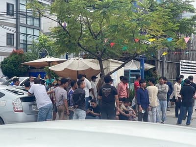 西哈努克省当局协调解决网约车司机维权诉求