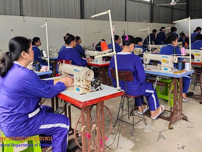 柬埔寨超8000名在押人员前九个月接受职业技能培训