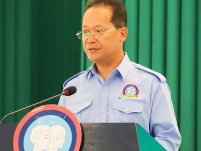 柬埔寨环境部长向“等待村”慈善活动捐款2000万瑞尔