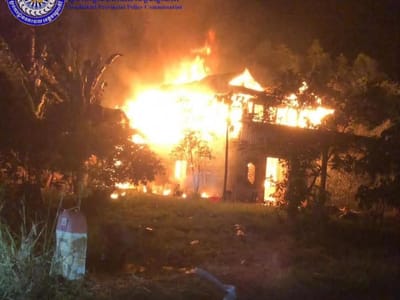 柬埔寨一教师住宅突发火灾！500万瑞尔现金及金首饰被烧毁