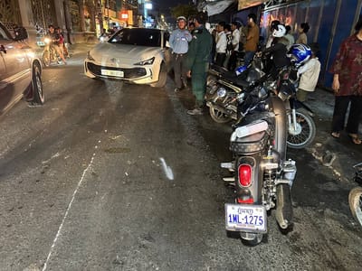 酒驾男子先撞嘟嘟车再撞摩托车 致一名孕妇重伤