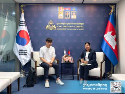 韩国知名食用菌企业清道蘑菇公司寻求在柬投资