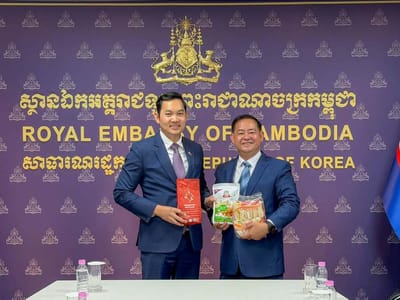 柬埔寨食品在韩国市场广受欢迎 逾30种产品已上架