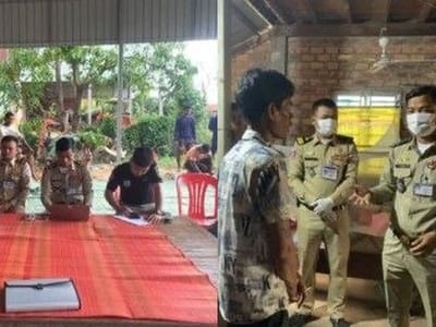 两名女孩在暹粒省小池塘游泳溺水身亡！