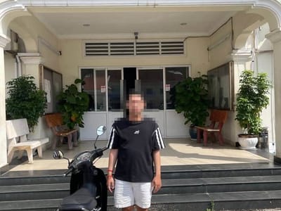 金边飞车抢夺项链嫌疑人落网
