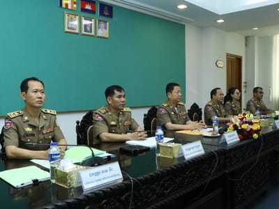金边市理事会表彰市政府打击电诈成效