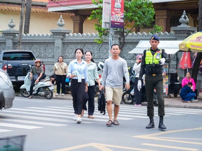 金边宪兵圆满完成高考安保工作