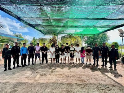 巴域市4处电诈窝点被捣毁，78人被捕