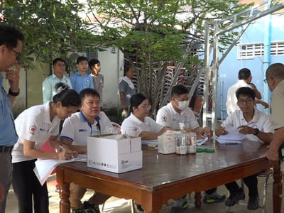 柬埔寨安东医院在茶胶省开展免费眼科义诊与手术活动