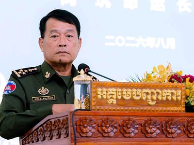 柬埔寨王家军总司令：科技时代军队建设核心在于优质人力资源