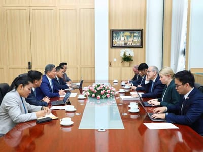 法国企业考察在柬埔寨首都建设国际农产品批发市场