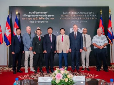 英国高尔夫职业球员协会（PGA）宣布进驻柬埔寨，正式将春安高尔夫度假村认定为柬埔寨春安 PGA 国家高尔夫俱乐部