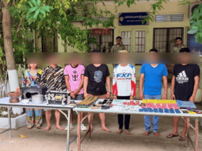 卜迭棉芷省7名男女涉毒落网！