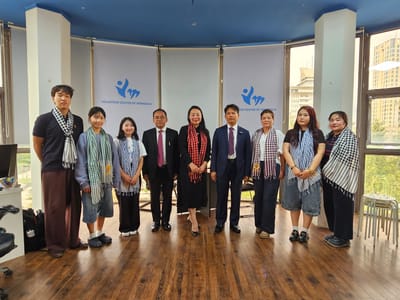 柬埔寨皇家科学院与蒙古志愿者中心签署谅解备忘录 加强双边合作