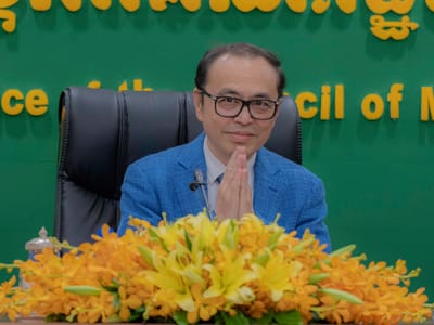 柬埔寨常务副首相翁赛维索主持“柬埔寨研究网络”成立谅解备忘录签署仪式