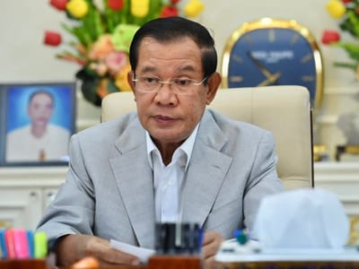 洪森亲王致函感谢俄罗斯统一俄罗斯党主席梅德韦杰夫