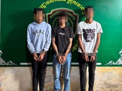 马德望省发生未成年少女遭性侵案，3名涉案嫌犯落网