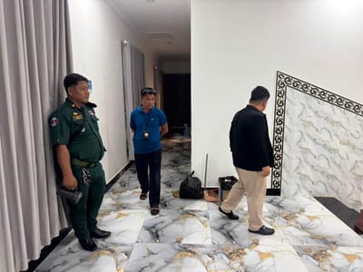 柬埔寨柴桢省警方捣毁一网络诈骗窝点 逮捕8名越南籍嫌疑人