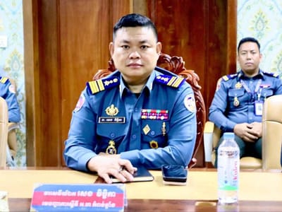 原贡布省宪兵副司令出任磅清扬省宪兵临时司令