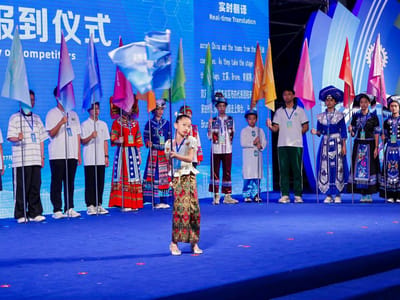 柬埔寨4名青少年在中国斩获东盟机器人大赛4枚金牌