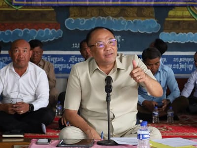 柬计划部国务秘书主持公共论坛，推动磅士卑省落实“五角战略”