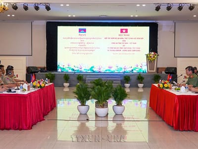 越南与柬埔寨边境警察加强安全合作