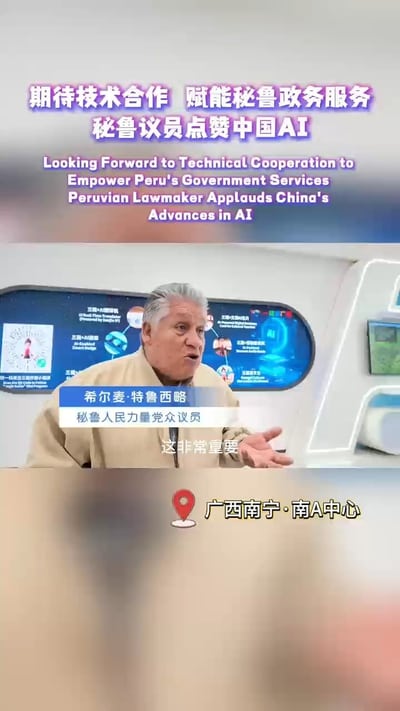 期待技术合作，赋能秘鲁政府政务服务 秘鲁议员点赞中国AI