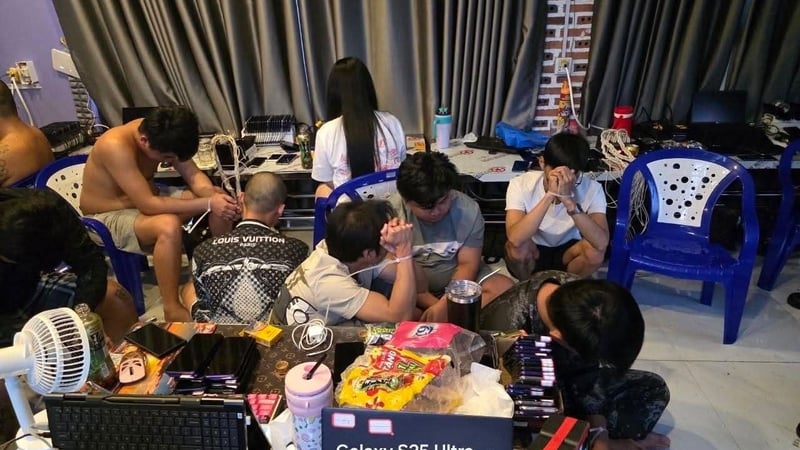 巴域市又一电诈窝点遭突查，19人被捕！