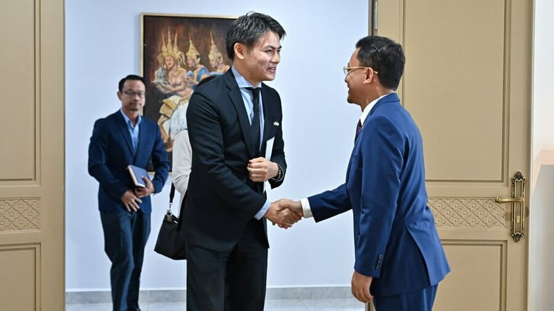 日本国际协力机构（JICA）驻柬代表任期届满 获高度评价