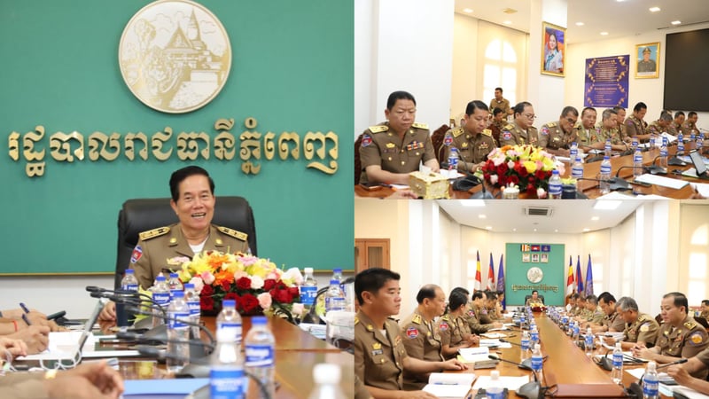 金边市长：持续严打网络诈骗 加强可疑地点监控