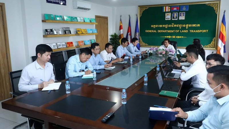 柬埔寨公共工程与运输部准备试运行数字网约车服务数据管理系统