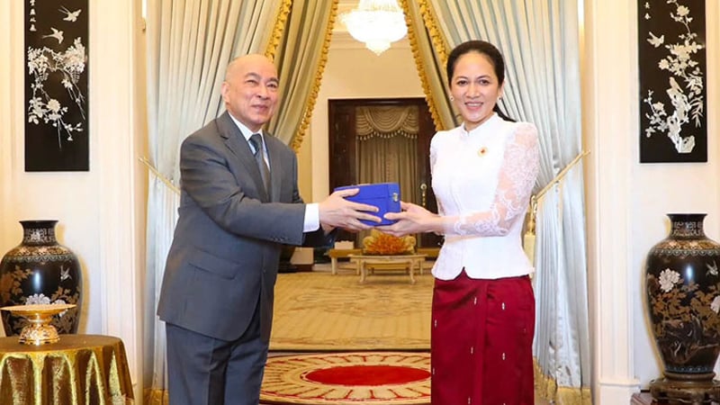 柬埔寨国王捐赠10万美元支持红十字会人道主义工作