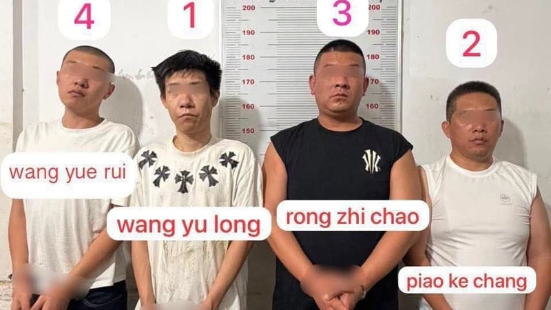 西港4名中国男子因非法持枪被捕
